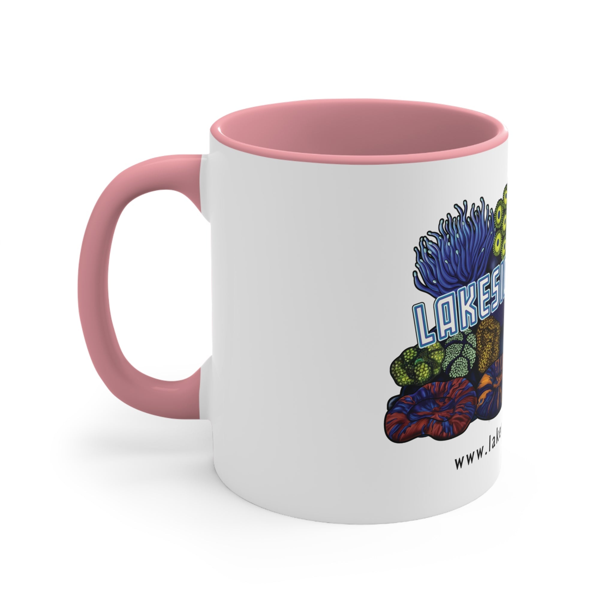 Printify Lakeside Reefing Accent Coffee Mug, 11oz Mug