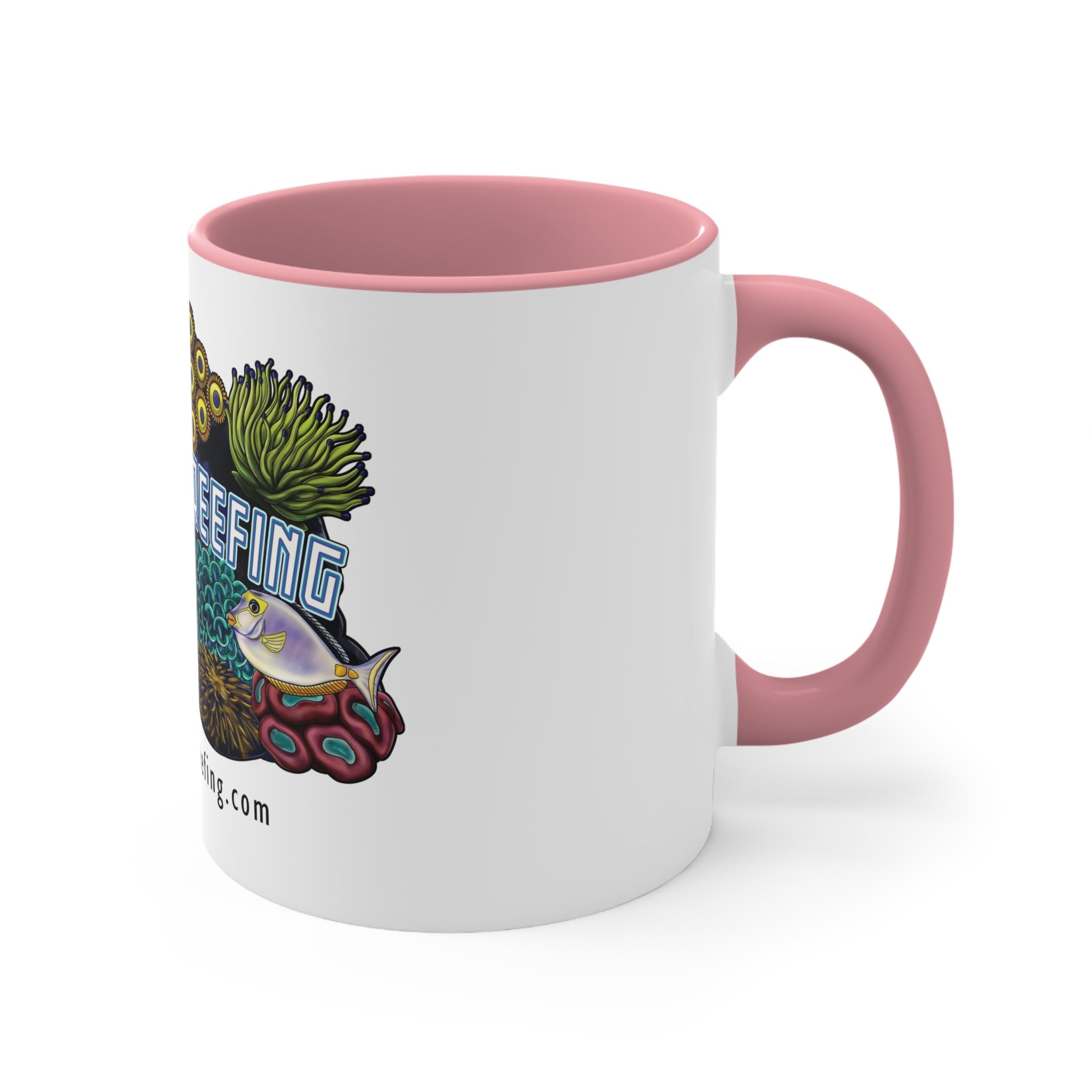 Printify Lakeside Reefing Accent Coffee Mug, 11oz Mug