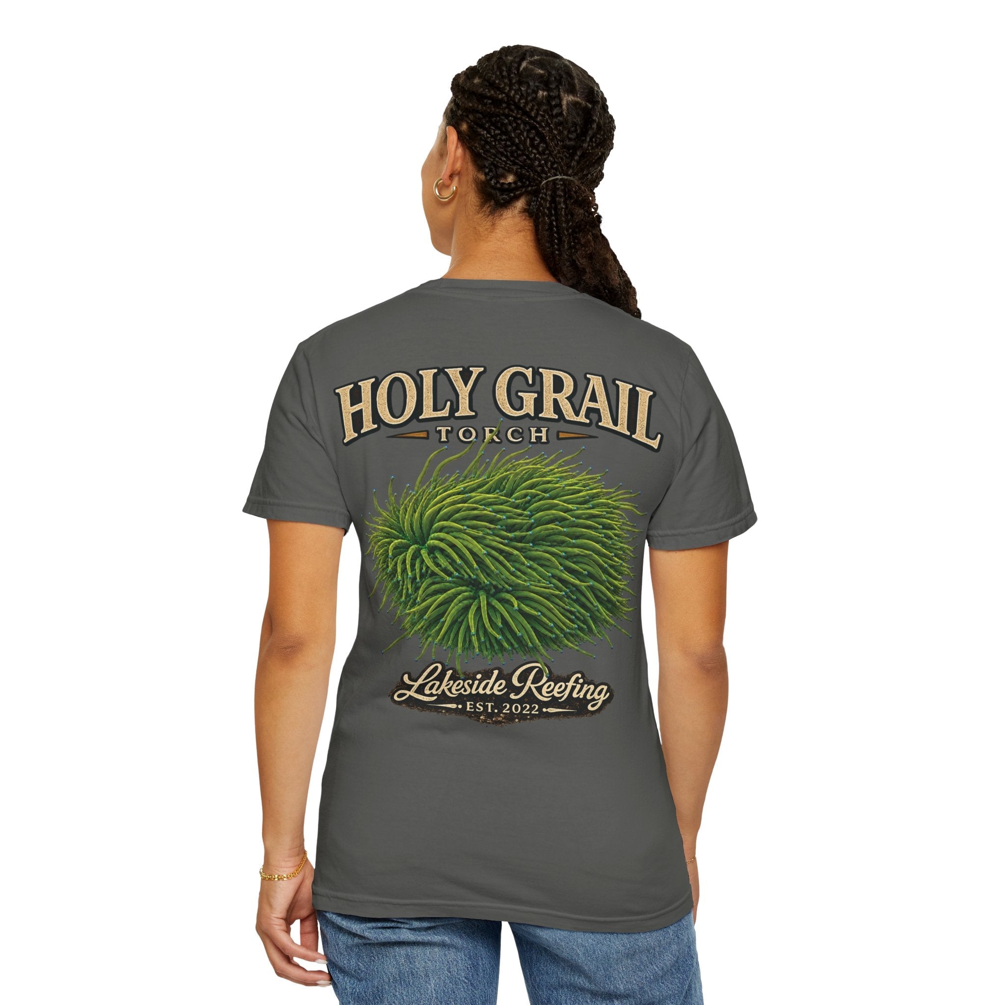 Printify Holy Grail Torch | Collector Series | Premium Reef Aquarium T-Shirt T-Shirt