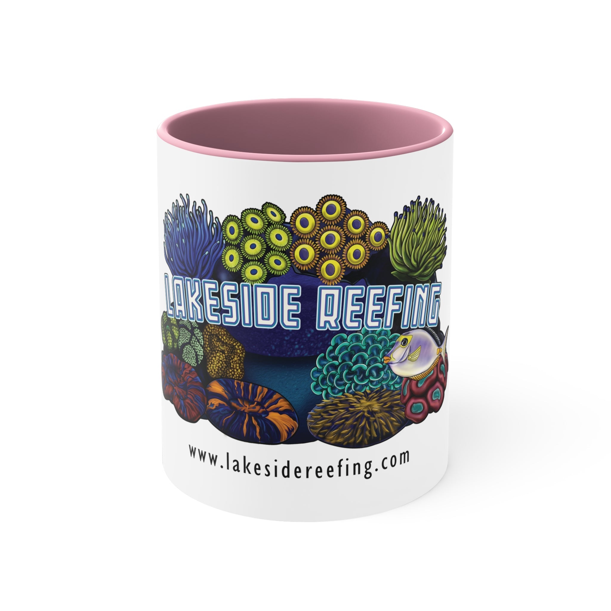 Printify Lakeside Reefing Accent Coffee Mug, 11oz Mug