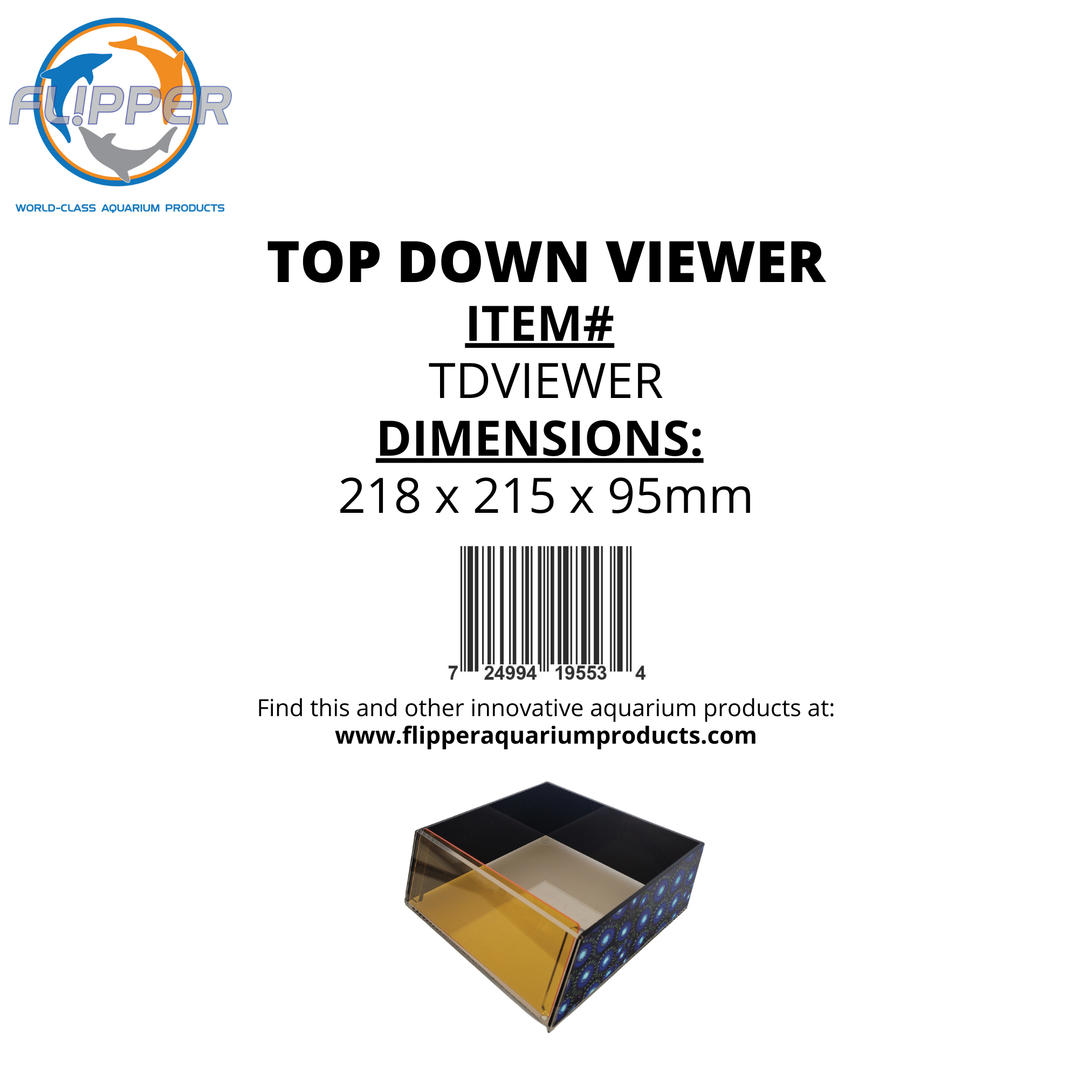 Top Down Viewer Zoa - 8" panel