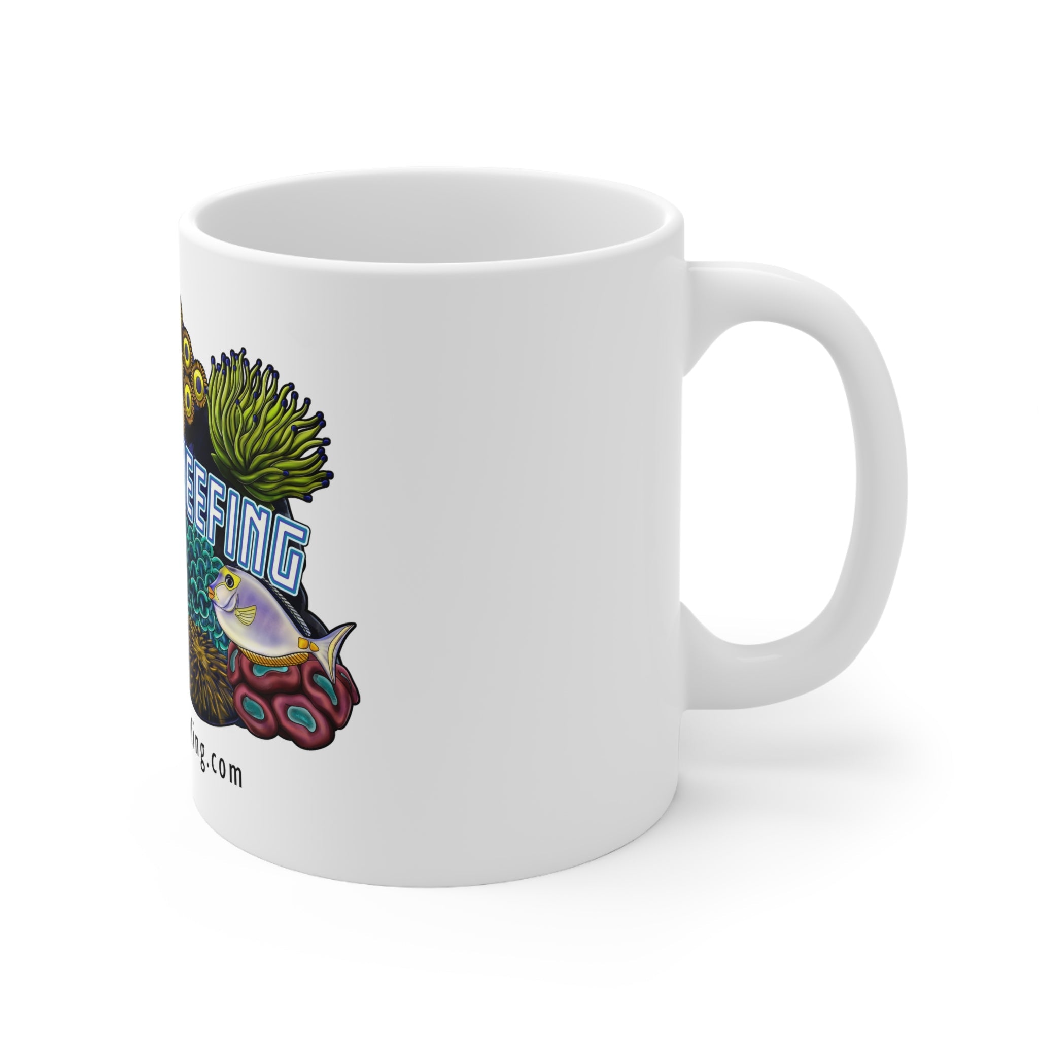 Lakeside Reefing Ceramic Mug 11oz Printify