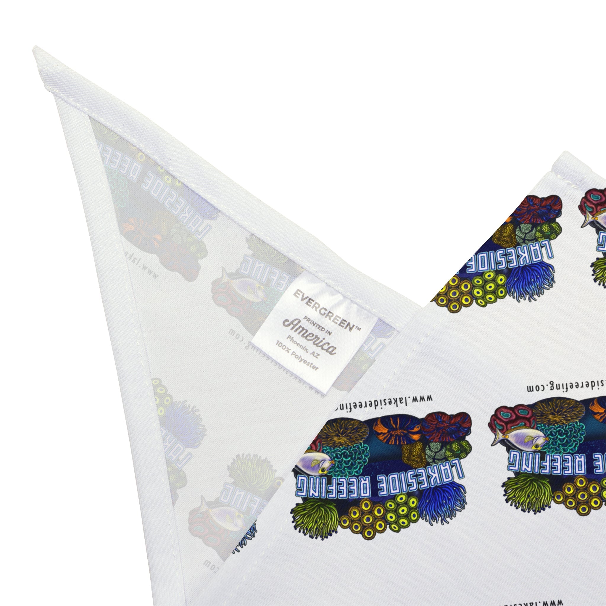 Printify Lakeside Reefing Pet Bandana Pets
