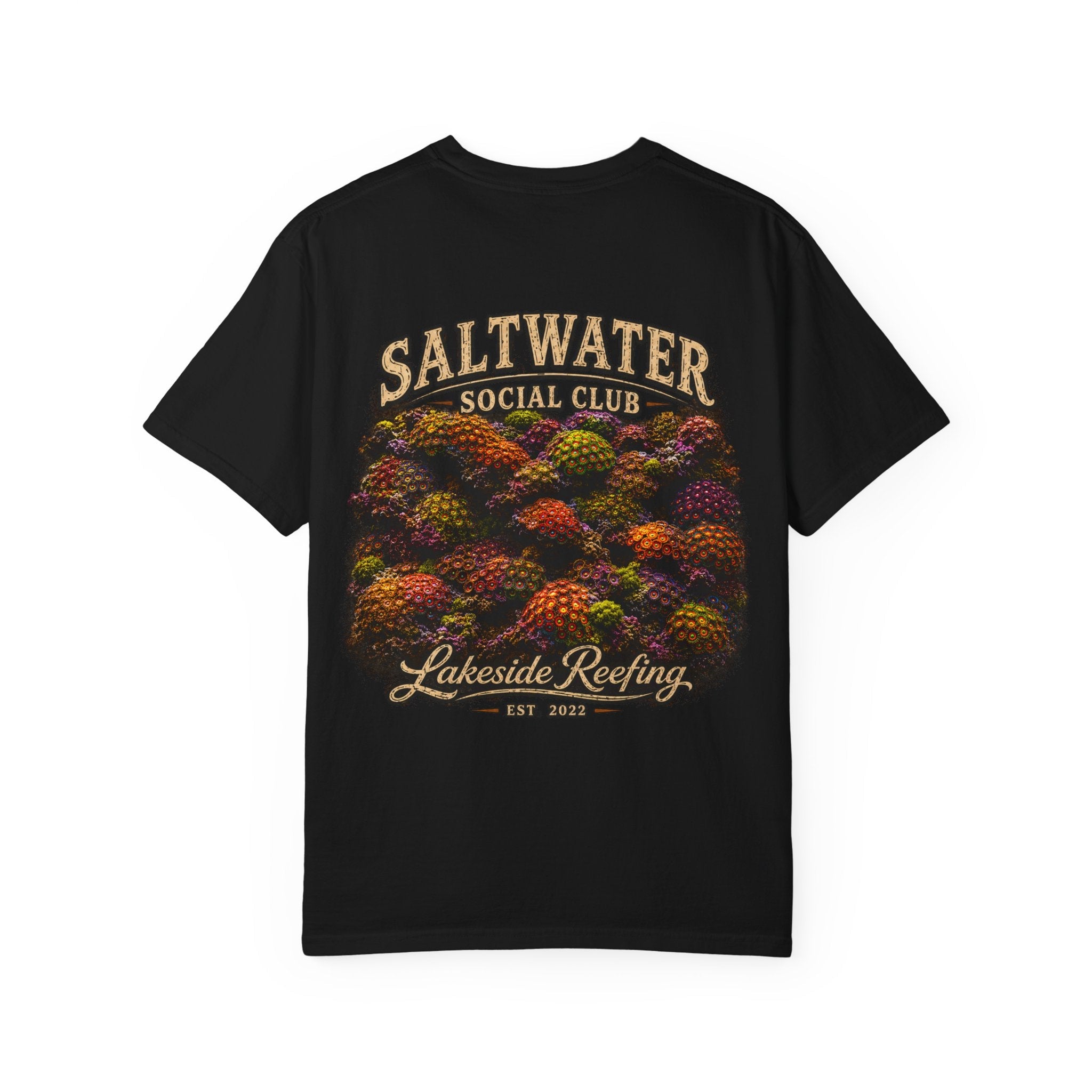Printify Reef Social Club | Lifestyle Series | Premium Reef Aquarium T-Shirt T-Shirt