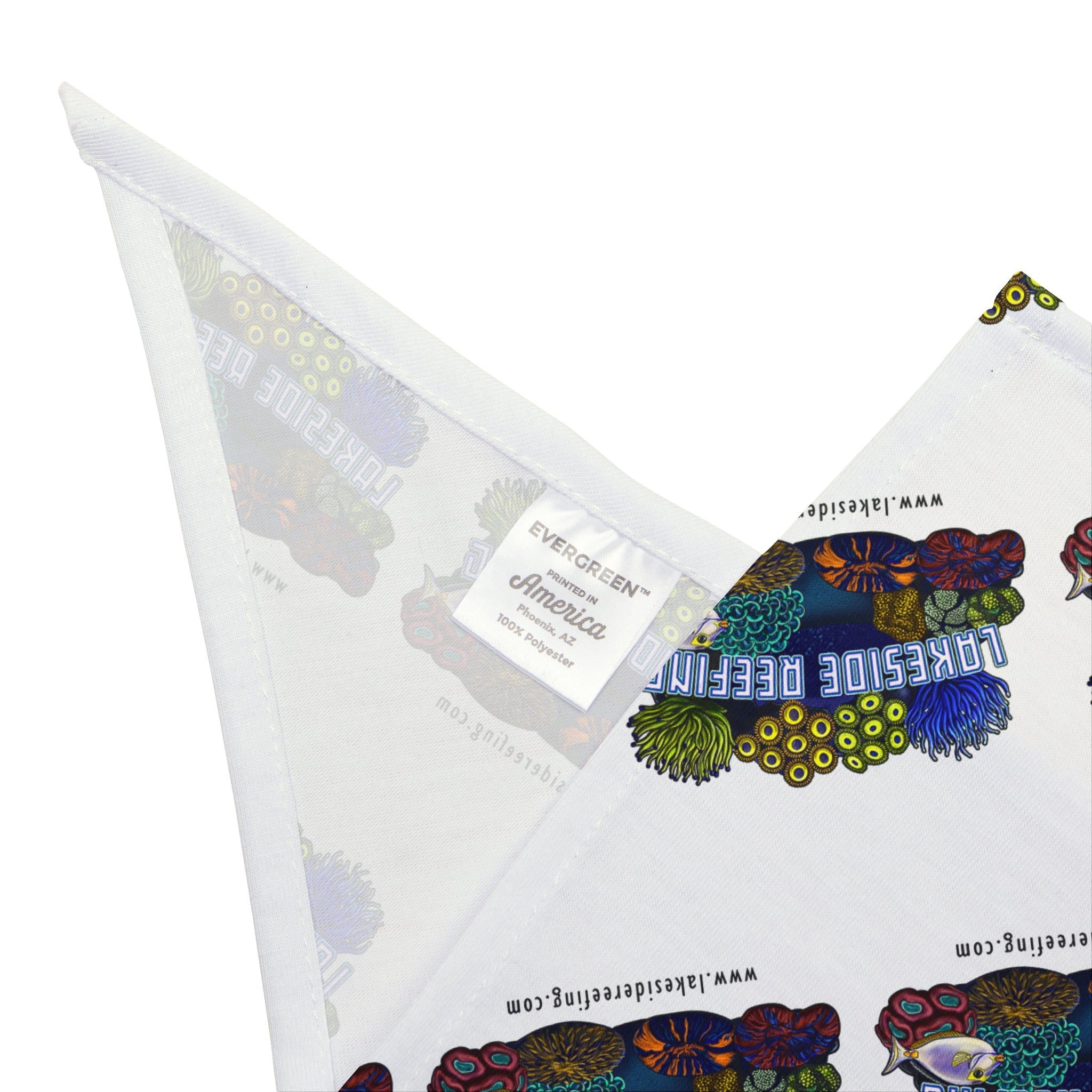 Printify Lakeside Reefing Pet Bandana Pets