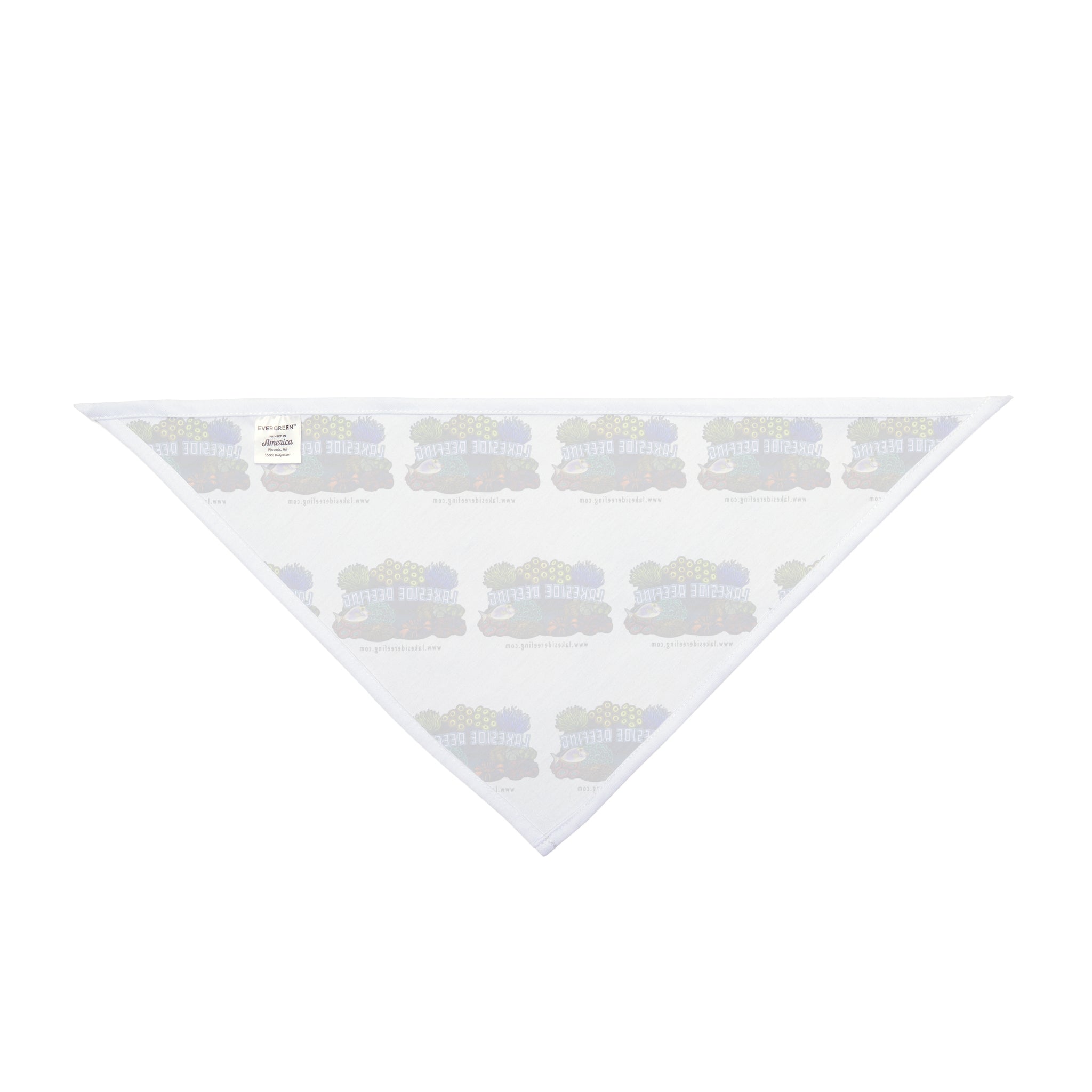 Printify Lakeside Reefing Pet Bandana Pets