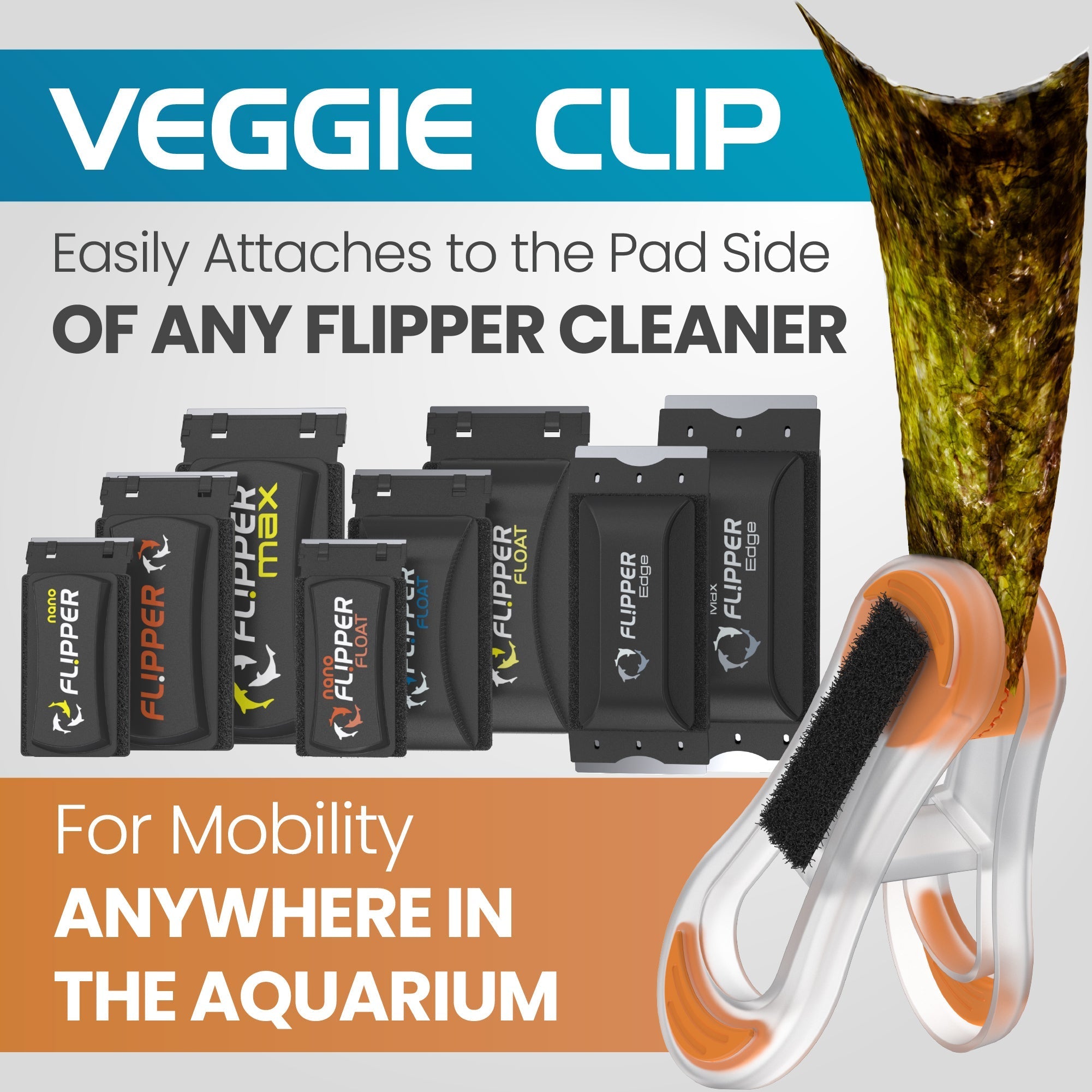 Flipper Aquarium Products Flipper Feed Aquarium Feeding Kit for Flipper Cleaners Flipper Accessories