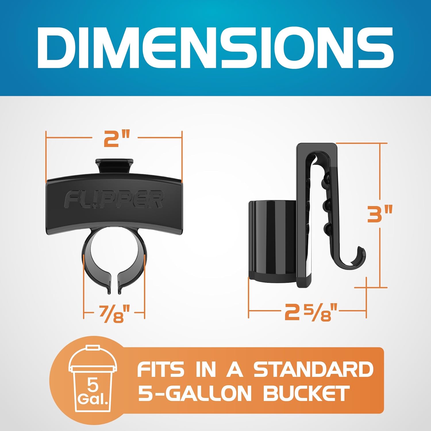 Flipper Aquarium Products Flipper Bucket Buddy Aquarium Bucket Organizer Flipper Accessories