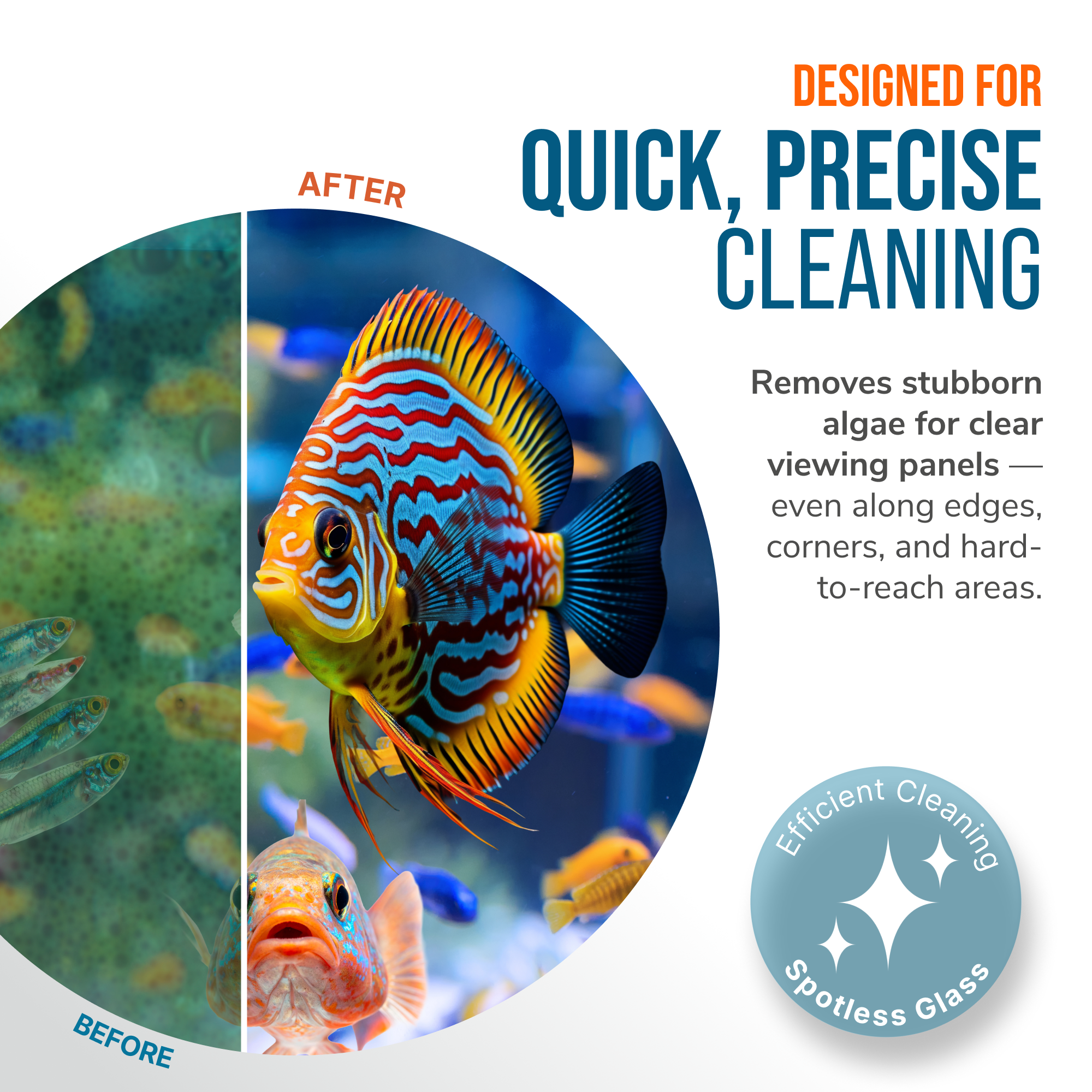 Flipper Platinum NANO Aquarium Algae Scraper 12"