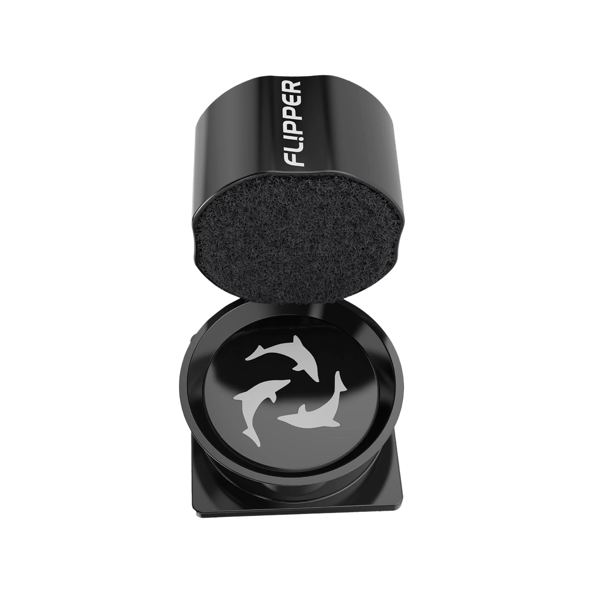 Flipper Aquarium Products Flipper Pico Black 2-in-1 Aquarium Magnet Cleaner Scrubber