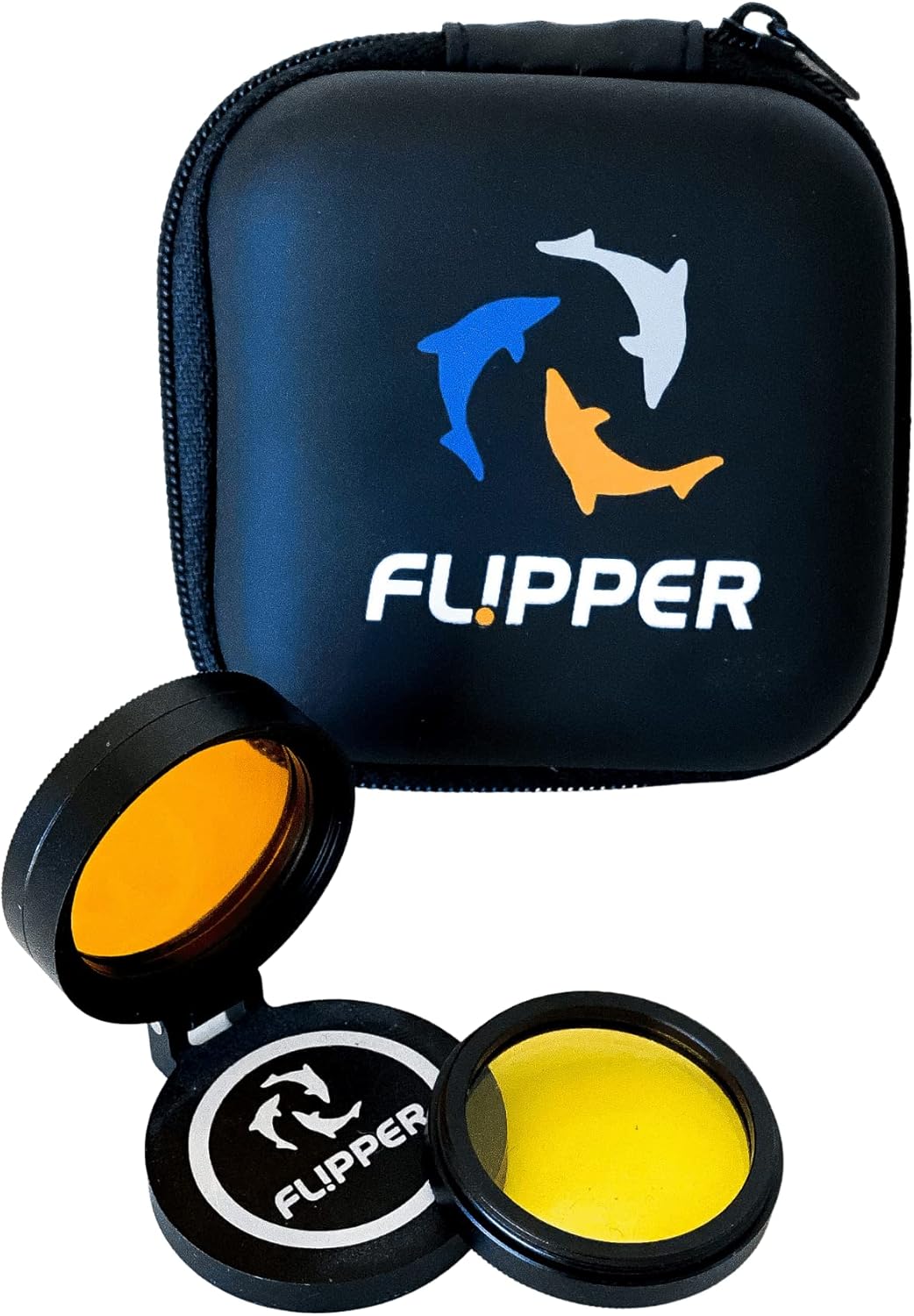 Flipper Aquarium Products Flipper Flip-Kick Phone Filter Aquarium Reef Lens with Orange and Yellow Lenses Aquarium Viewer
