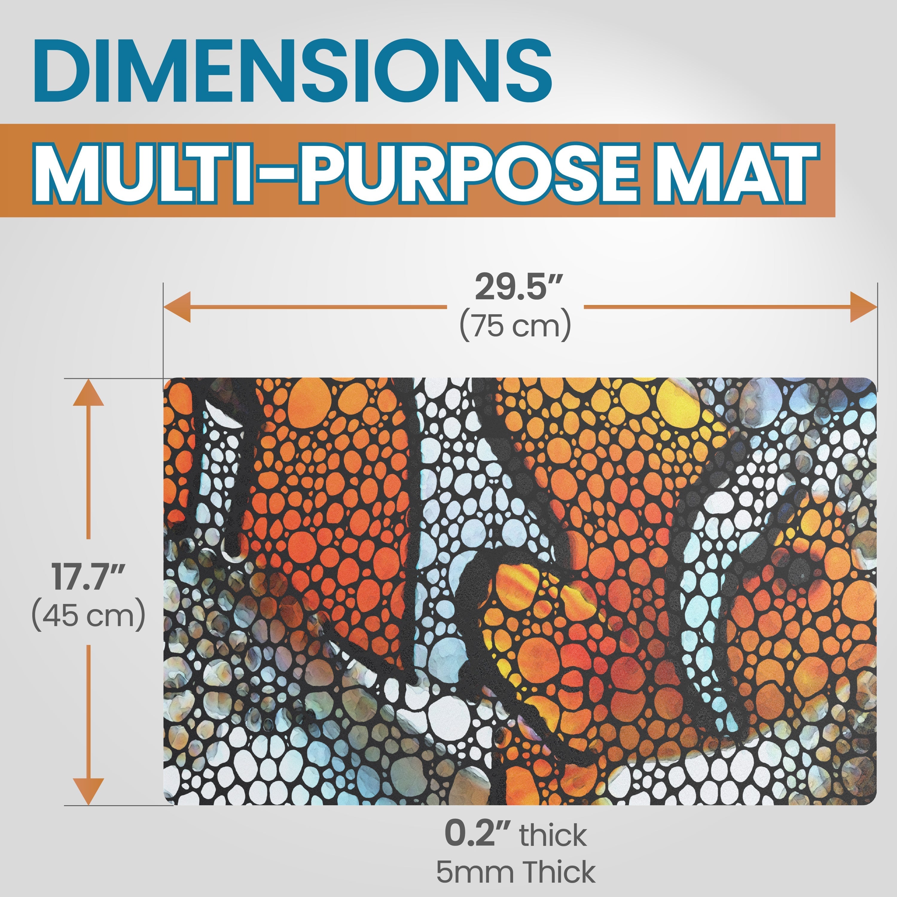 Flipper Aquarium Products Flipper Aquarium Mat with Clownfish Artwork