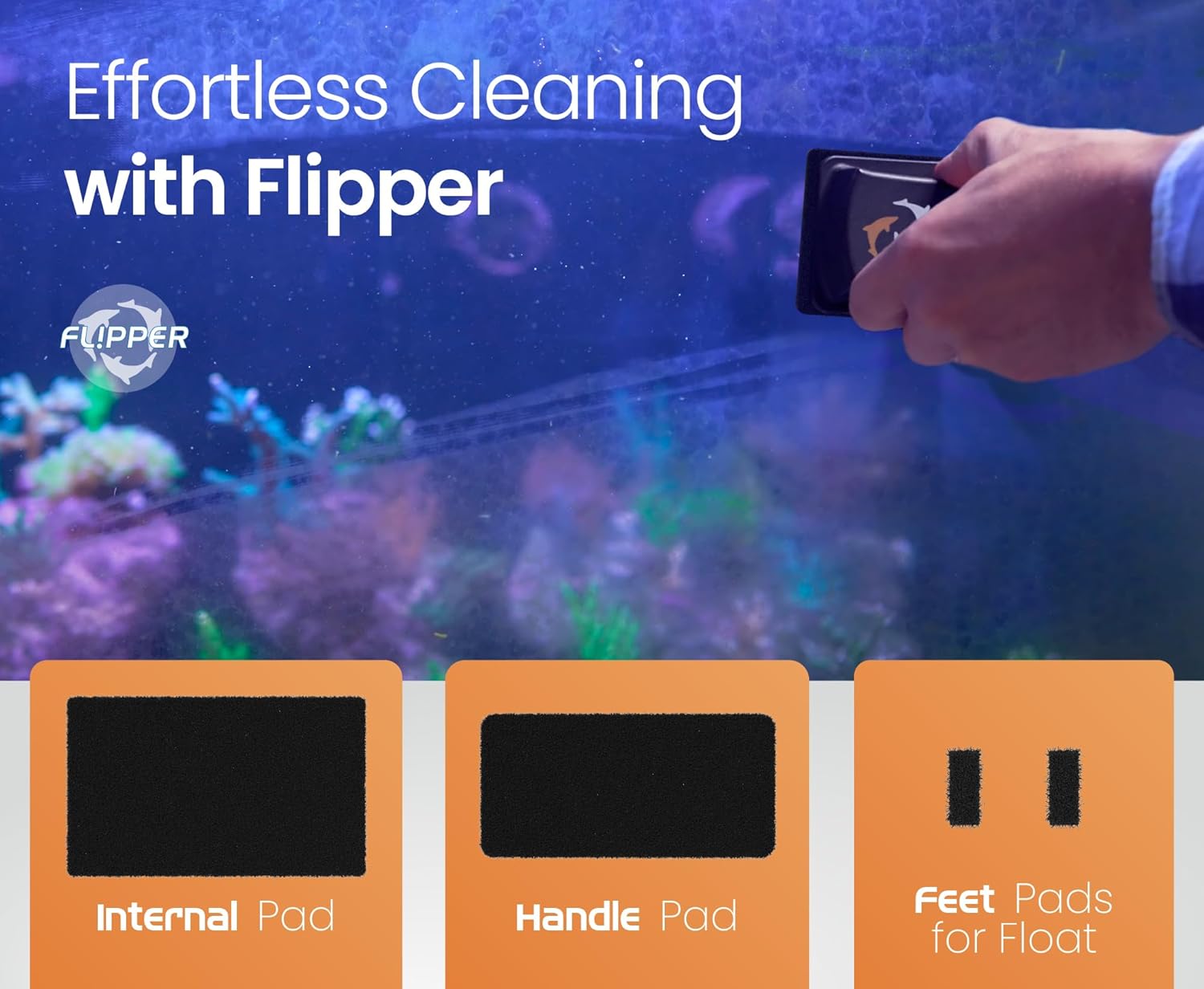 Flipper Aquarium Products Flipper Max Universal Maintenance Kit Replacement Blades