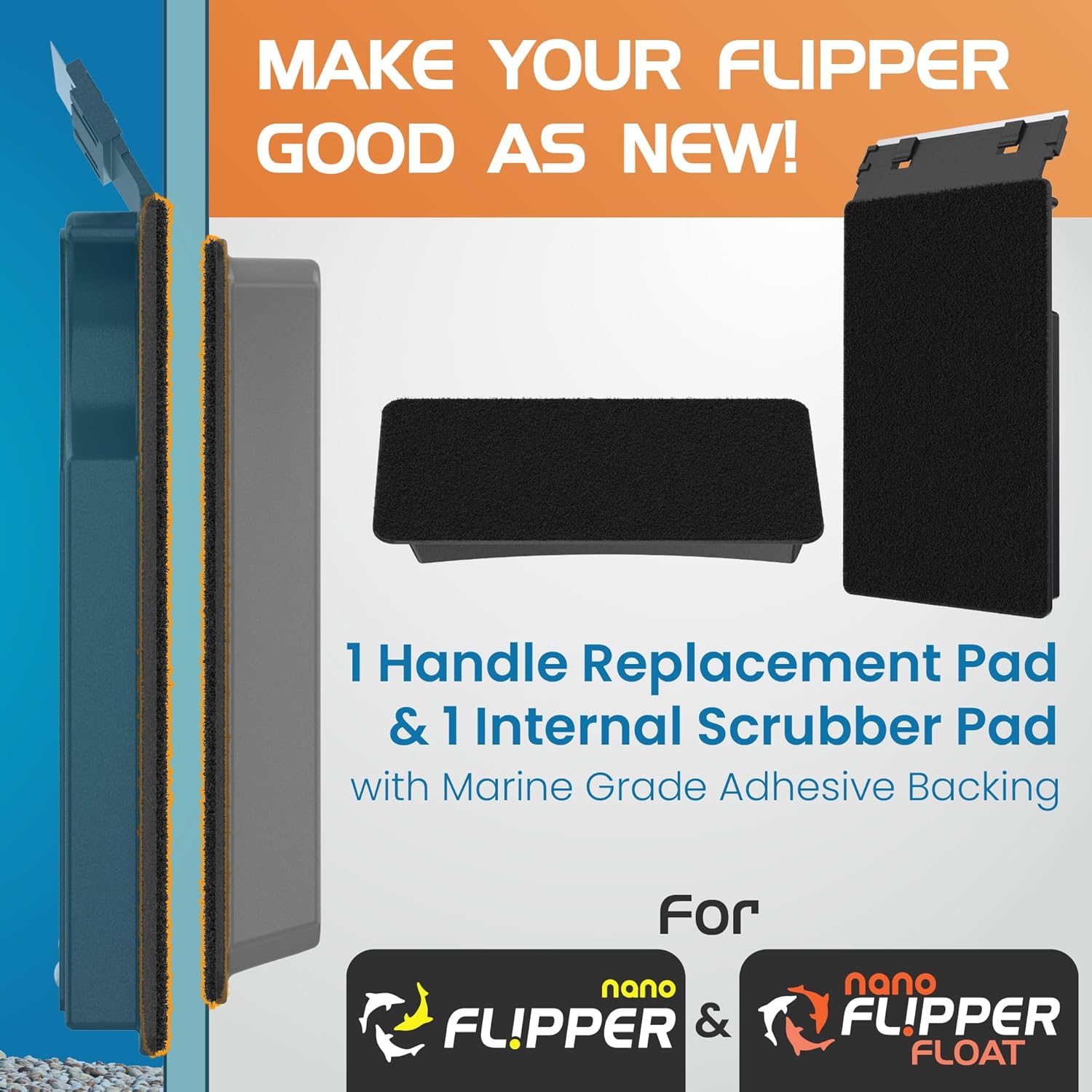Flipper Aquarium Products Flipper Nano Universal Maintenance Kit Replacement Blades