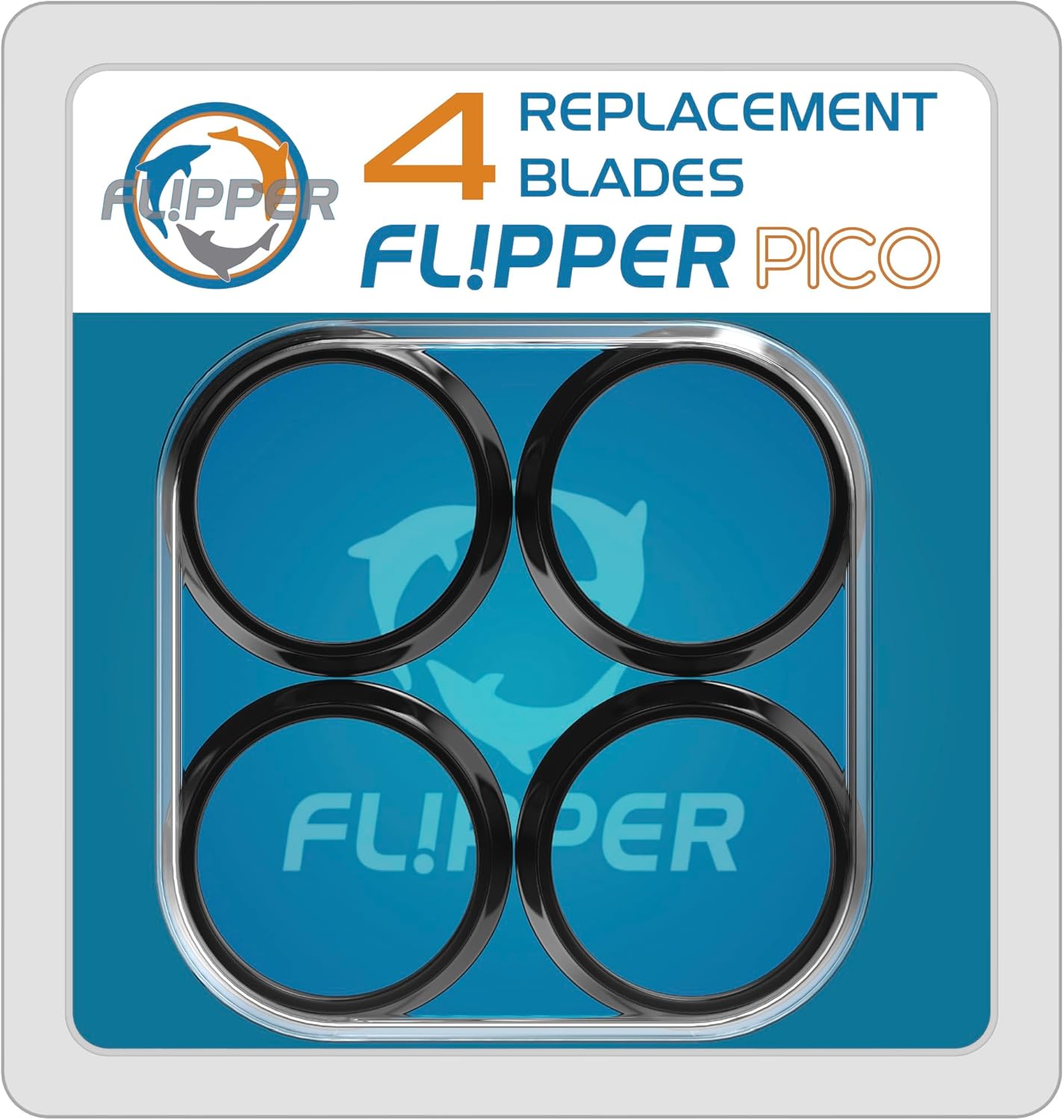 Flipper Aquarium Products Flipper Pico 2 in 1 Aquarium Magnet Cleaner Replacement Blades 4 Pack Replacement Blades
