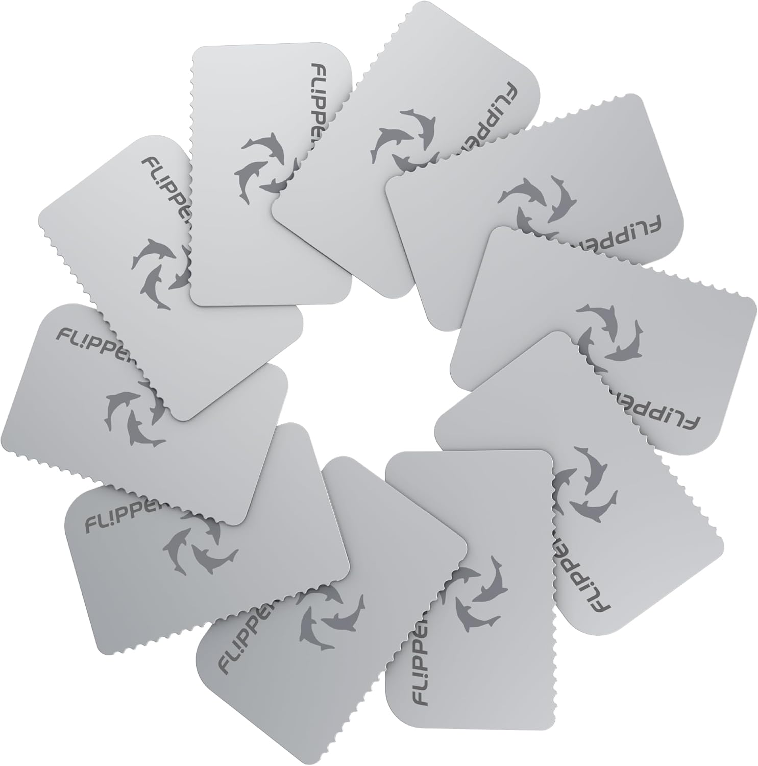 Flipper Aquarium Products Flipper Platinum Algae Scraper Replacement Blades 10 Pack Replacement Blades