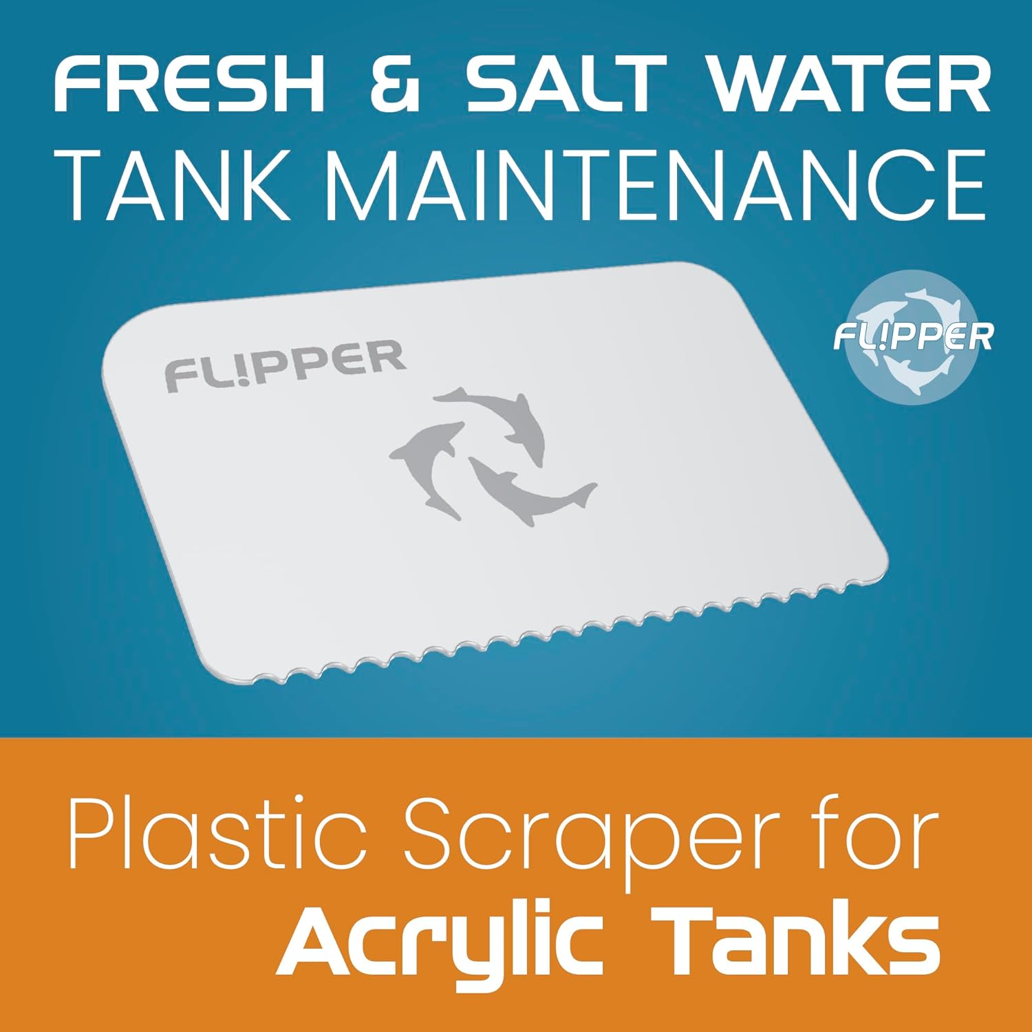 Flipper Aquarium Products Flipper Platinum Algae Scraper Replacement Blades 10 Pack Replacement Blades