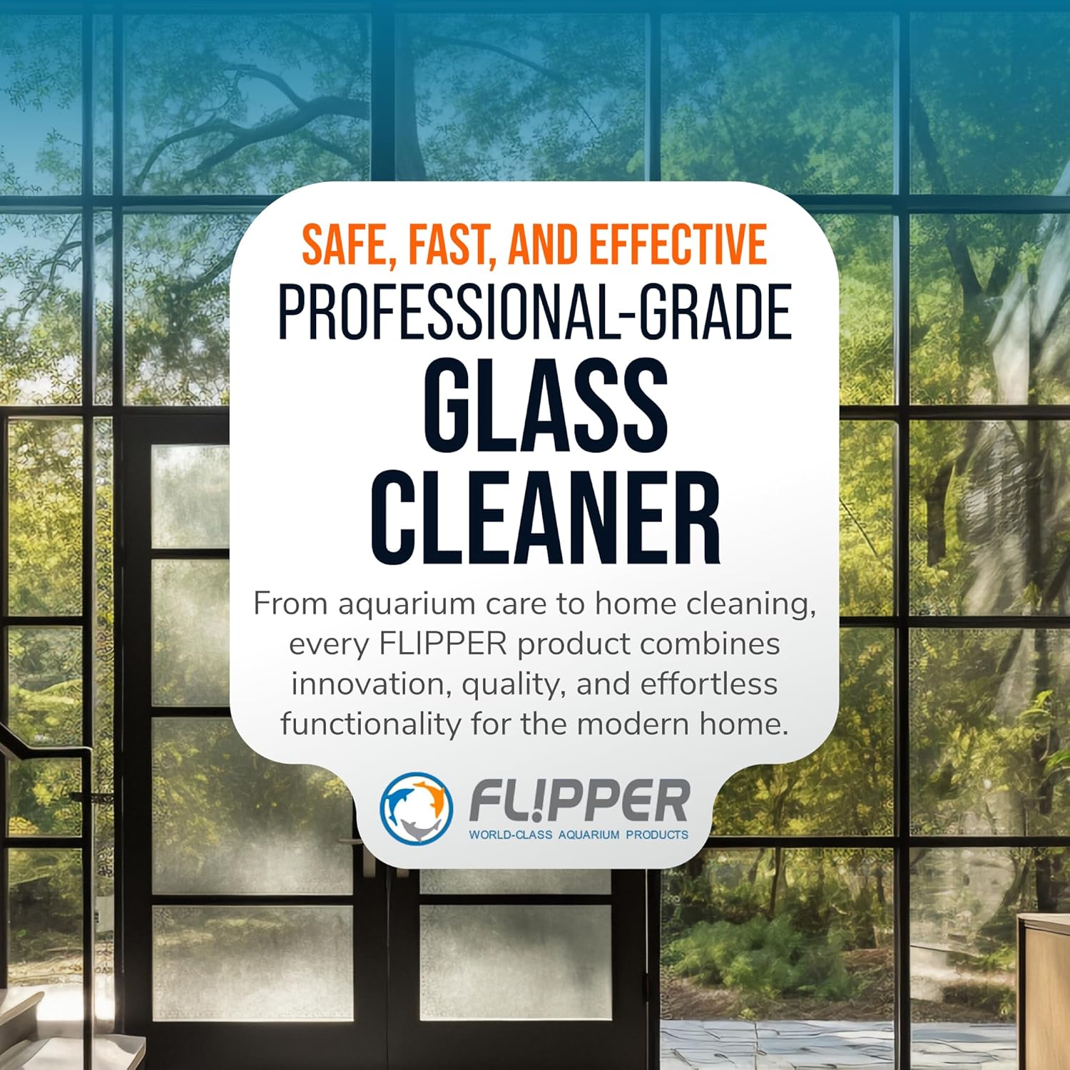 Flipper Aquarium Products Flipper Mitt + Squeegee Set Flipper Accessories