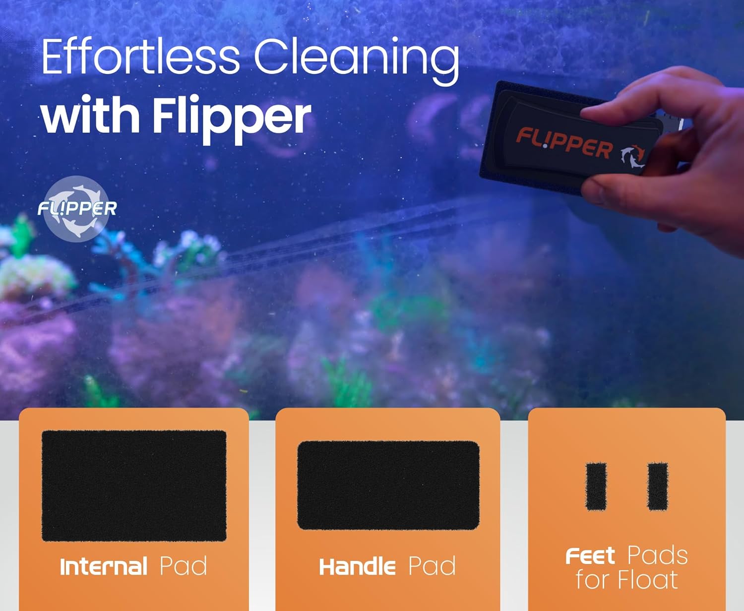 Flipper Aquarium Products Flipper Standard Universal Maintenance Kit Replacement Blades