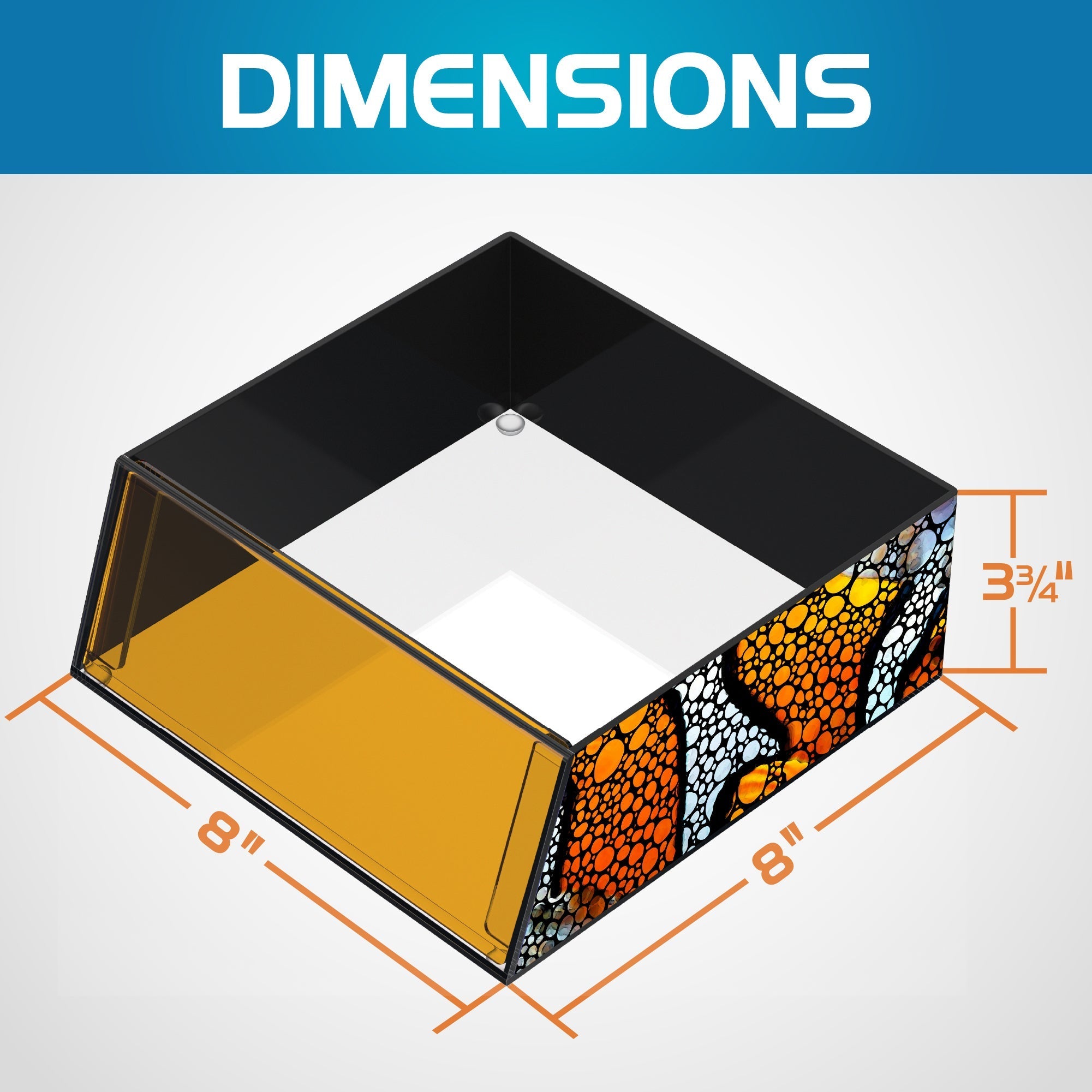Flipper Aquarium Products Top Down Viewer Clownfish - 8" panel Show