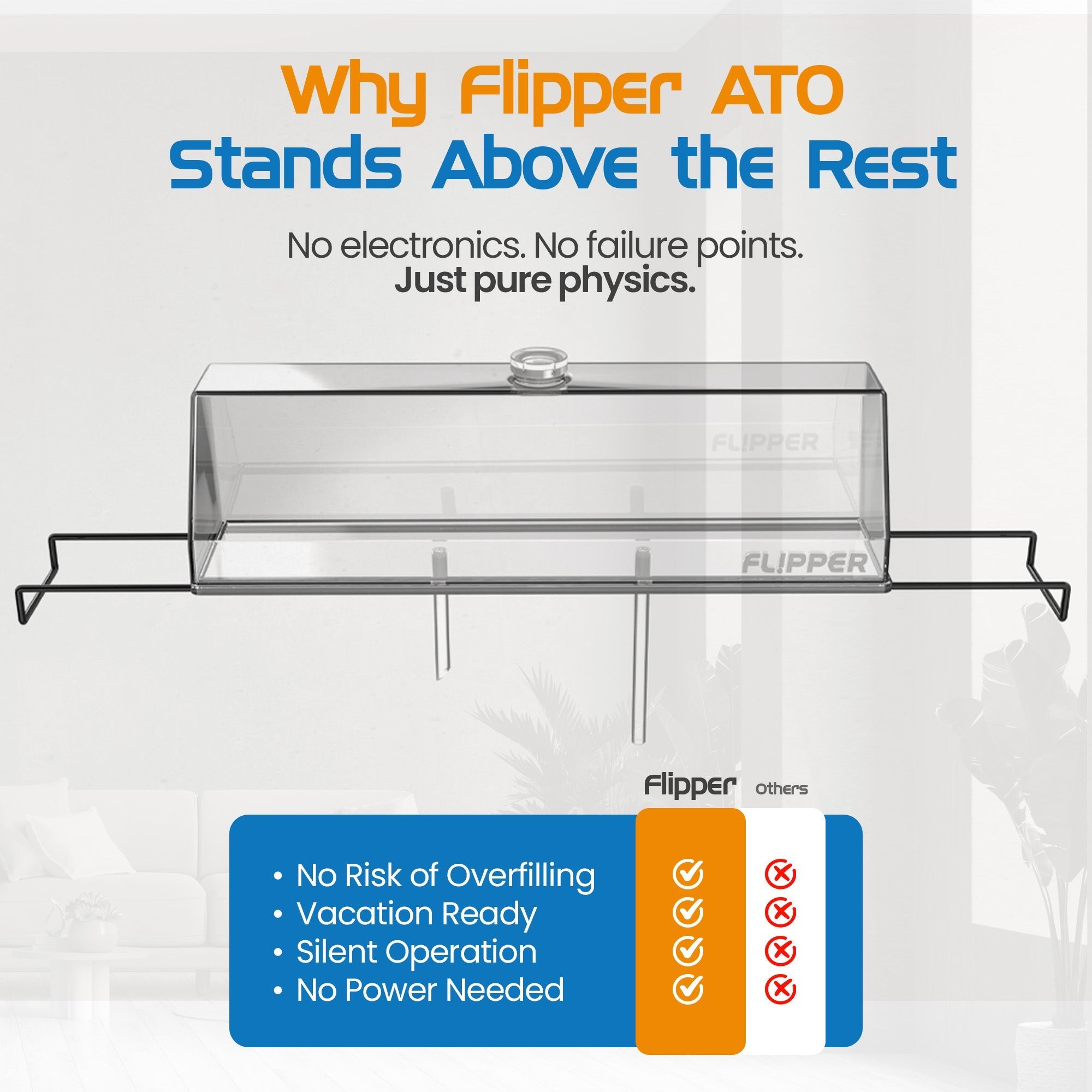 Flipper Aquarium Products Flipper Auto Top Off (ATO) Reservoir