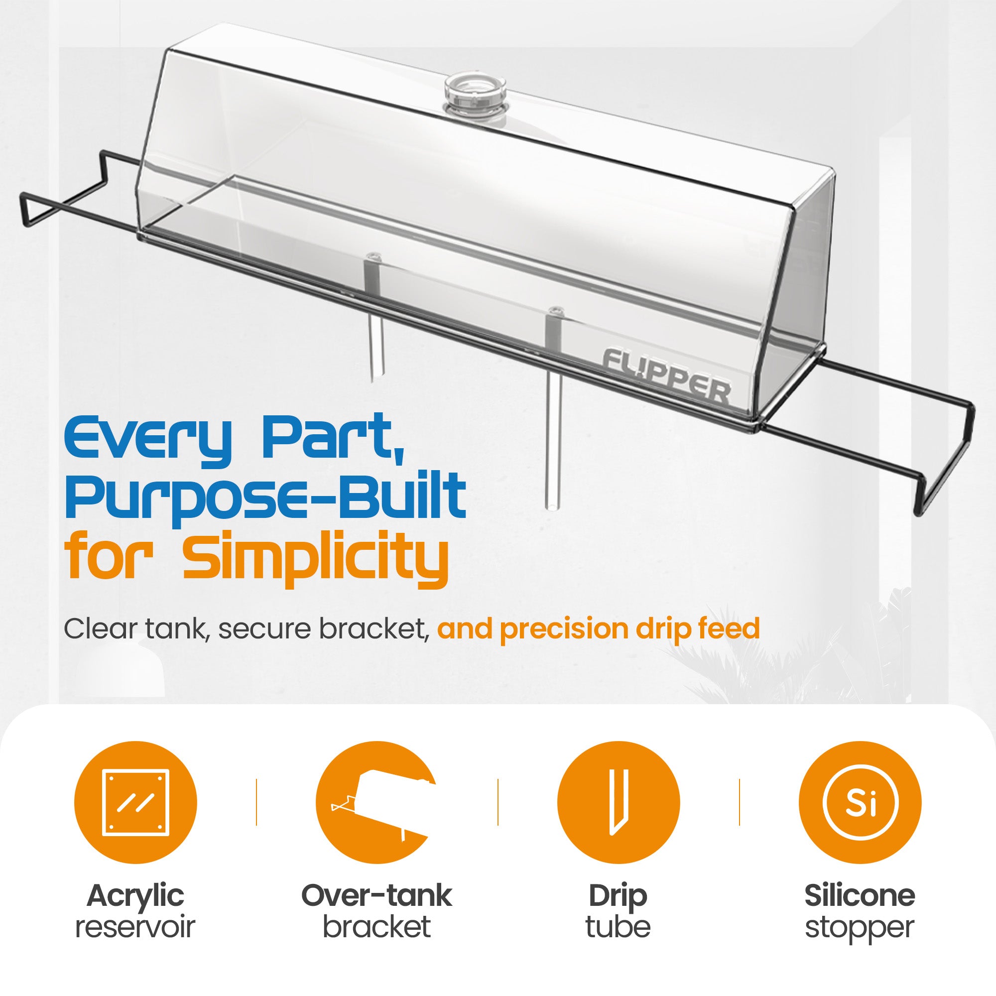 Flipper Aquarium Products Flipper Auto Top Off (ATO) Reservoir