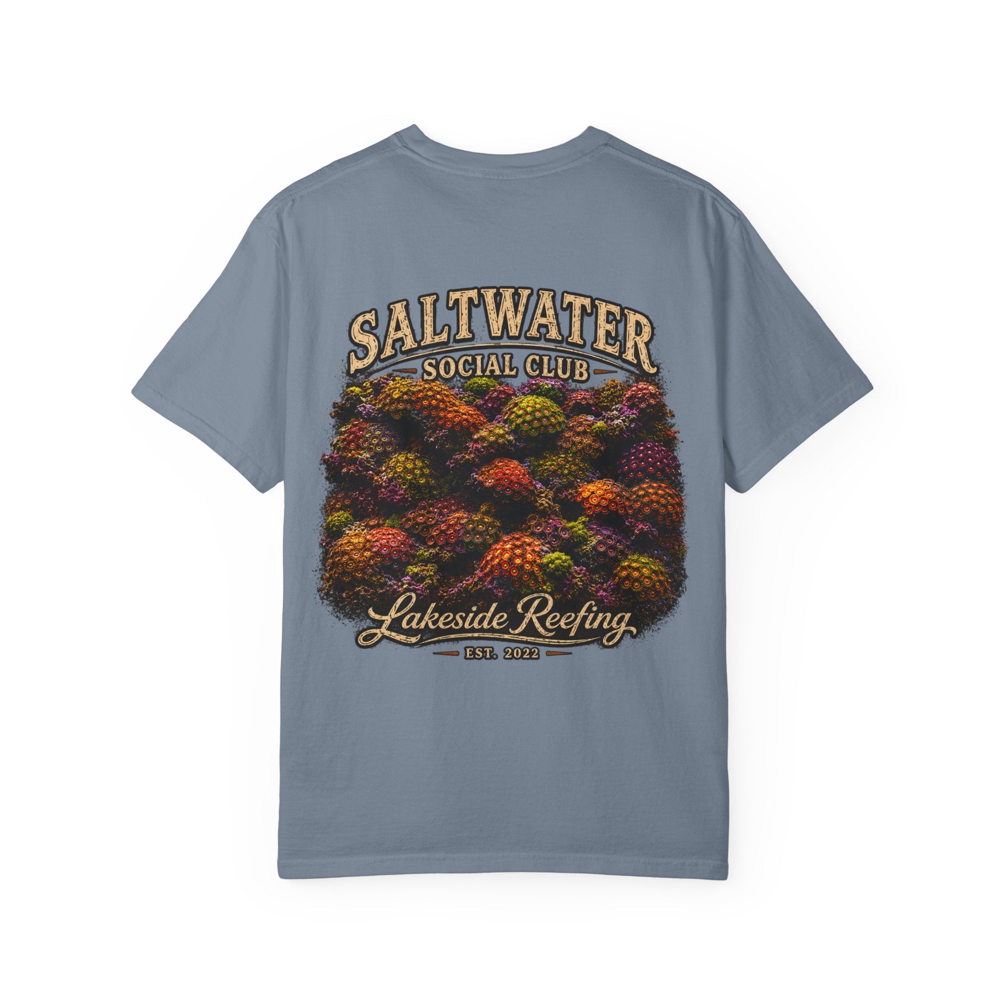 Printify Reef Social Club | Lifestyle Series | Premium Reef Aquarium T-Shirt T-Shirt