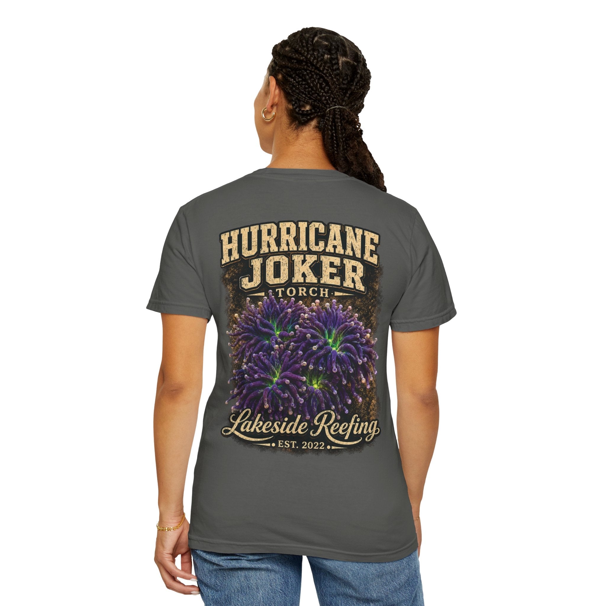 Printify Hurricane Torch Torch | Collector Series | Premium Reef Aquarium T-Shirt T-Shirt