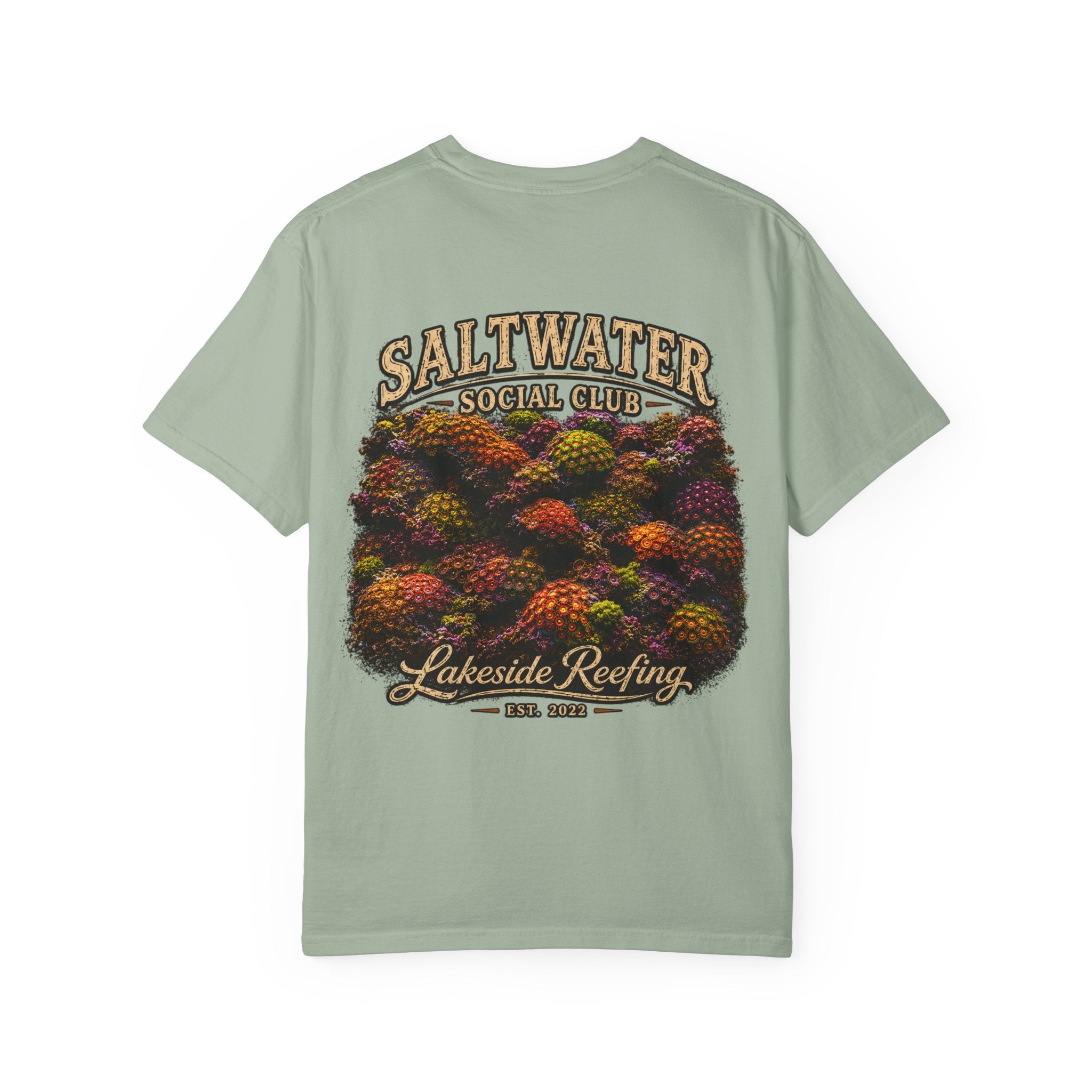 Printify Reef Social Club | Lifestyle Series | Premium Reef Aquarium T-Shirt T-Shirt