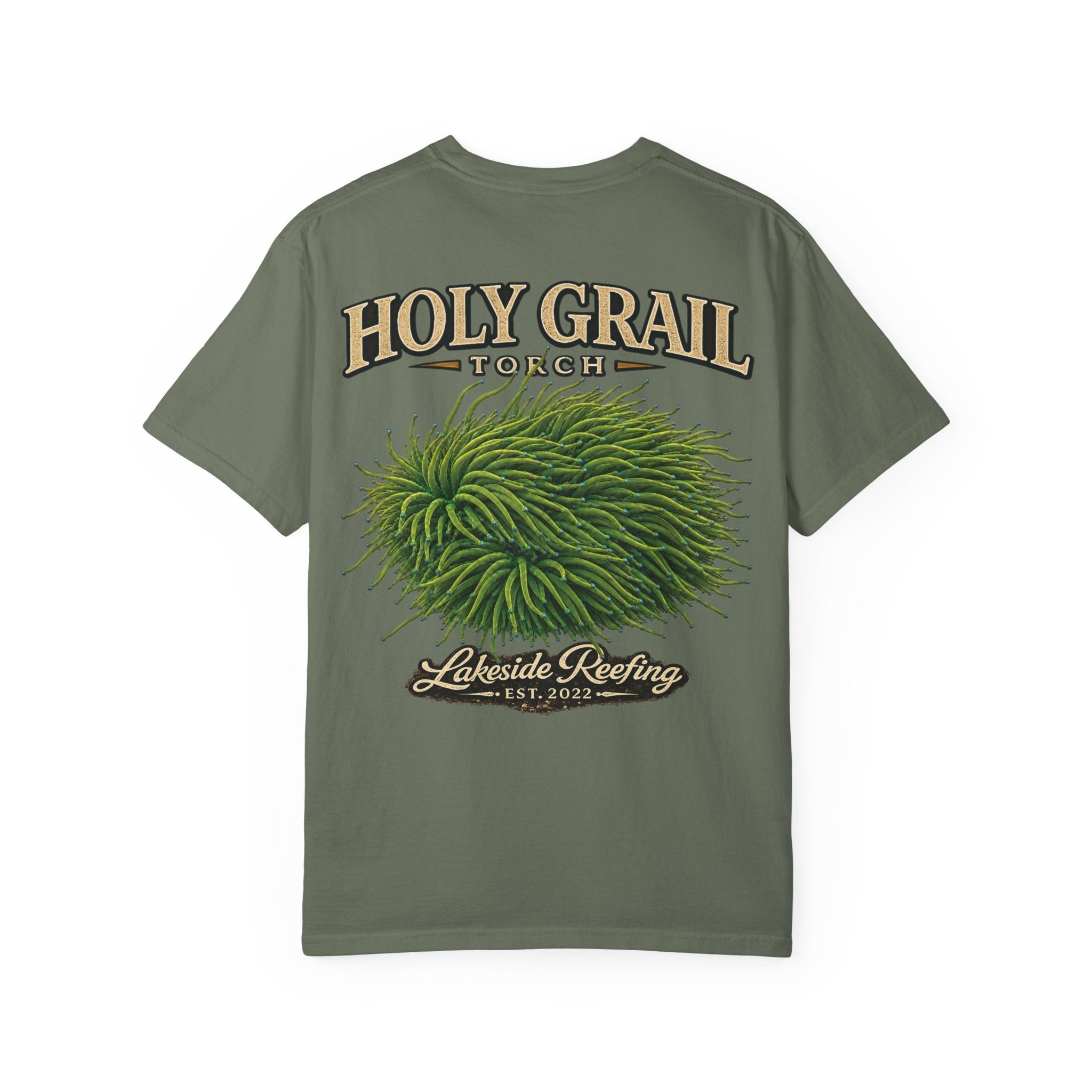 Printify Holy Grail Torch | Collector Series | Premium Reef Aquarium T-Shirt T-Shirt