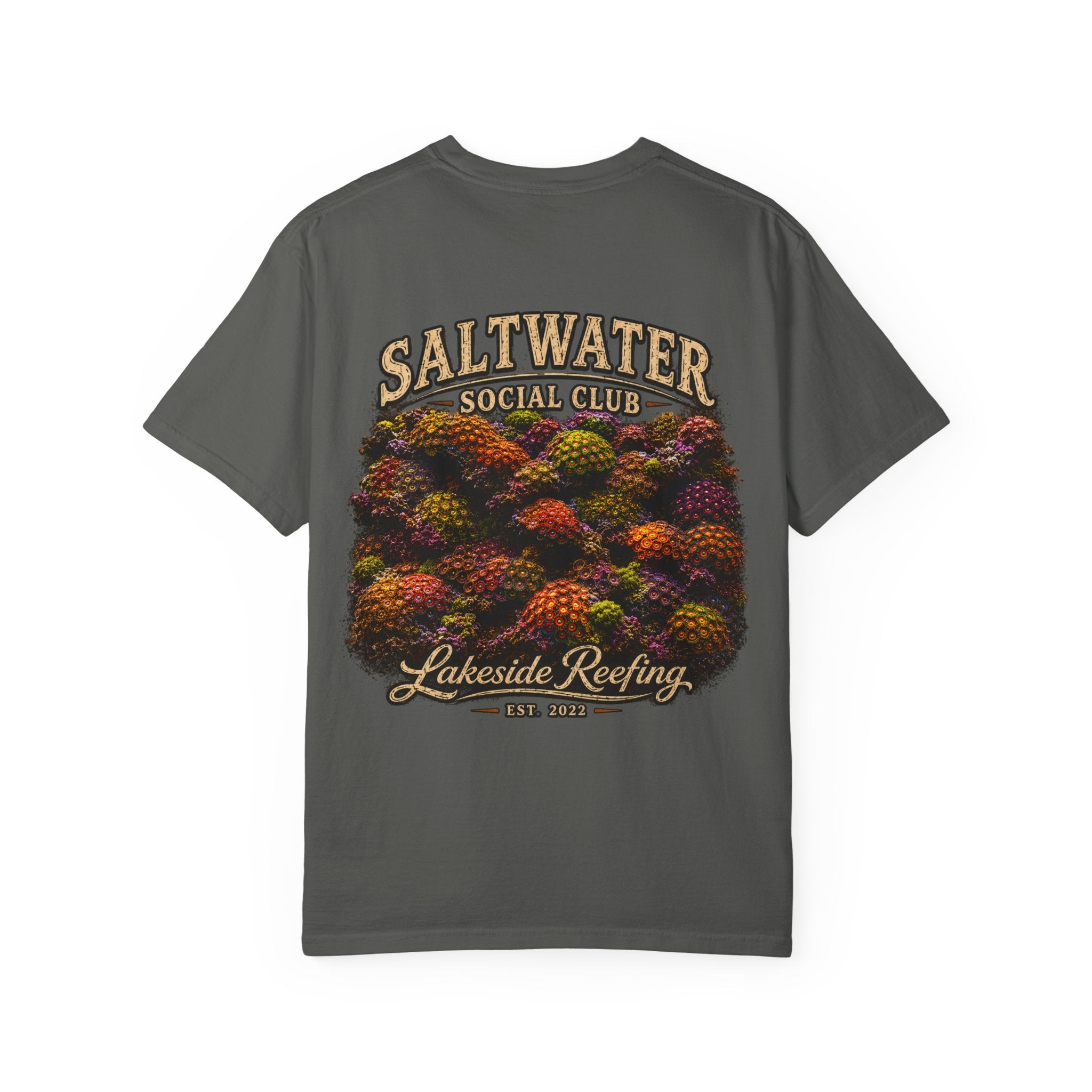 Printify Reef Social Club | Lifestyle Series | Premium Reef Aquarium T-Shirt T-Shirt
