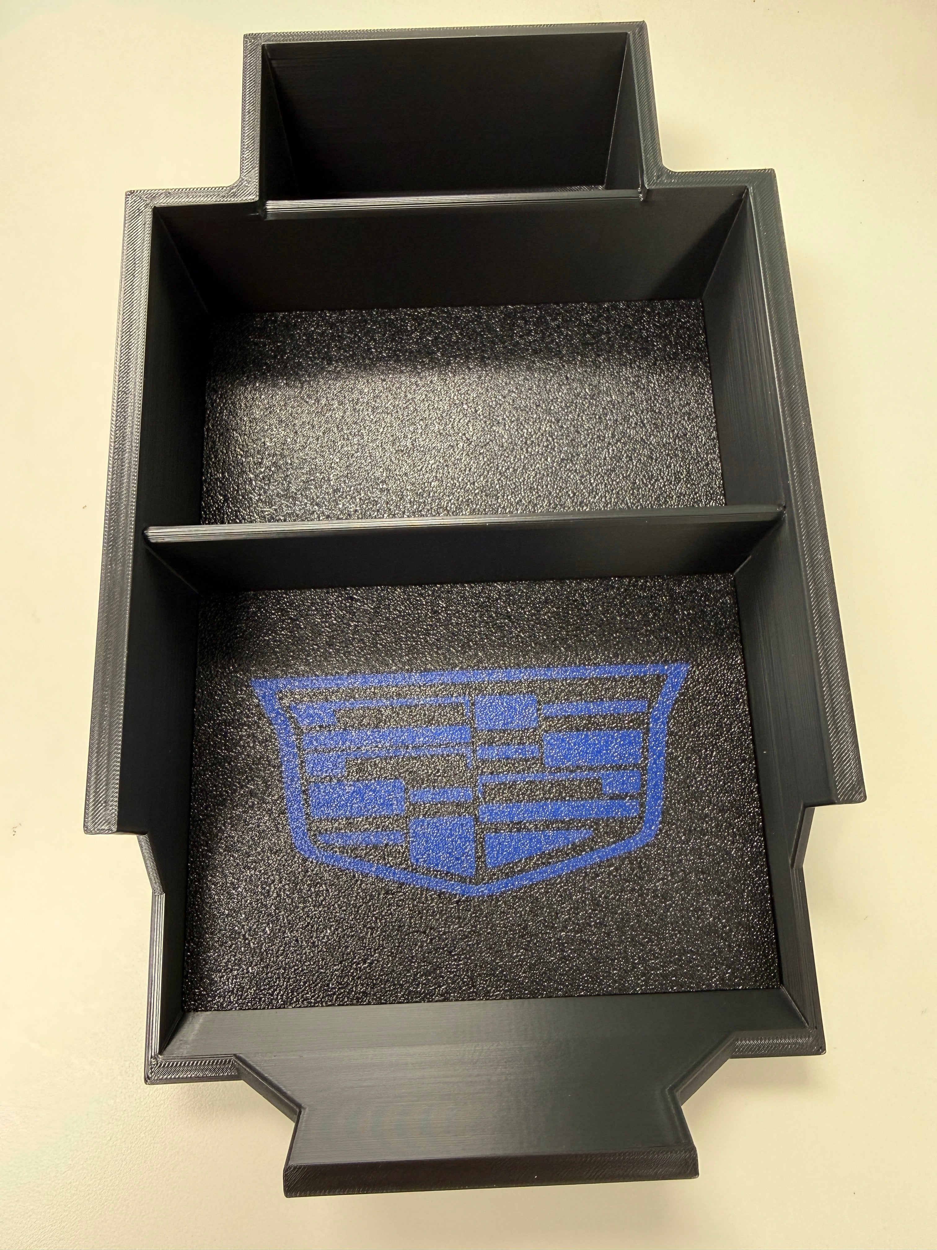Lakeside Reefing Custom Center Console Tray for 2026 Cadillac Vistiq – High-Strength ASA Custom 3D Print